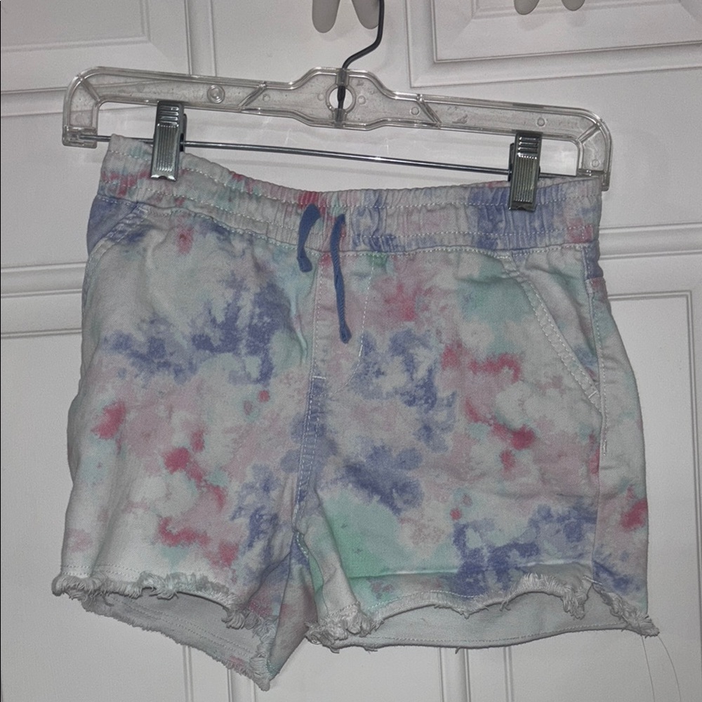Cat & Jack Pink and Blue High Waist Shorts